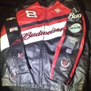 Dale Earnhardt Jr / Budweiser Leather Jacket XL